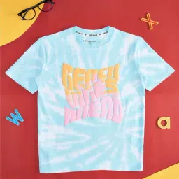 Pantaloons Junior Kids Blue Cotton Printed T-Shirt-image-25