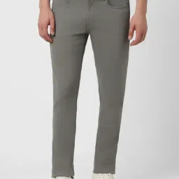 Peter England Jeans Grey Slim Fit Jeans-picture-26