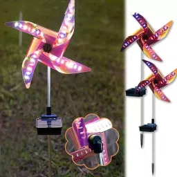 GIGAWATTS Wind Spinner Light Solar Powered, GW-510 (Pack of 2 Pcs) image 5
