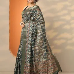 Libas Silk Blend Handloom Saree-picture-32