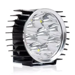 AllExtreme EX9LD02 9 LED Fog Light with Heat Sink White Light Waterproof Driving Work Lamp with Mounting Brackets for Motorcycles and Cars (9W, White Light, 2 PCS) image 2