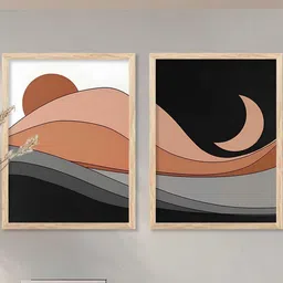 WALLLANE Brown Wood Wall Art image 3