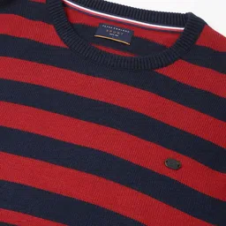 Peter England Casuals Men Striped Pullover image 4