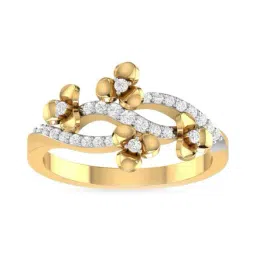 PC Jeweller The Jazmine 22 kt Gold Ring-image-2