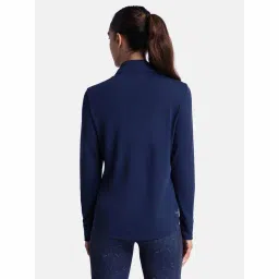Jockey MW67 Women Microfiber Relaxed fit Active Wear Jacket - Peacot image 4