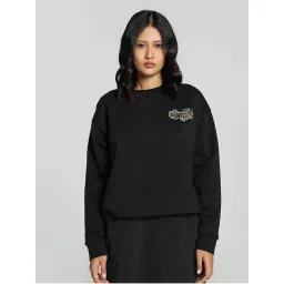 Puma Essentials+ CLASS ACT Crew Women's Black Sweatshirt-picture-25