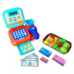 Lumo Brilliant Toys Shopping Time Cash Register Set Toys For Kids, Fun Entertainment Kids Development All-in-1 Cash Register Role & Pretend Play Toy for Kids - Multicolor-picture-27