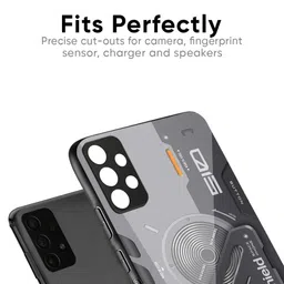 QRIOH Unisex Samsung Galaxy F16 5G Typography Tech Lifestyle Shockproof Glass Back Case image 2