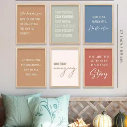 WALLLANE Brown Abstract Wall Paintings image 4