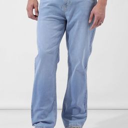 The Indian Garage Co Men Whiskers and Chevrons Regular Fit Light Fade Stretchable Jeans-picture-41