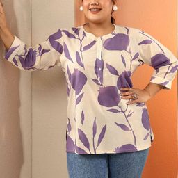 EXTRA LOVE BY LIBAS Women Floral Printed Straight Kurti-picture-10