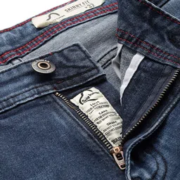 Being Human Men Skinny Fit Cat Scratches Light Fade Stretchable Jeans image 4