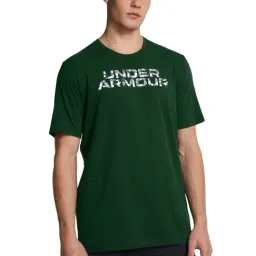 Under Armour Green Regular Fit Logo Printed Sports T-Shirt-picture-23
