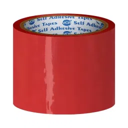 VCR 50 m x 72 mm Biaxially Oriented Polypropylene Red Color Tape, 8 Rolls Per Pack-picture-15