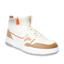 Ajile by Pantaloons Men's White Ankle High Sneakers image 3