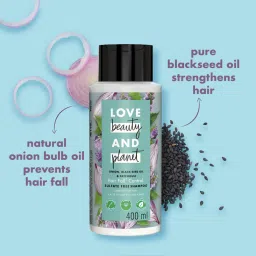 Love Beauty & Planet Onion, Black Seed Oil & Patchouli Hairfall Control Shampoo - 200 ml image 3