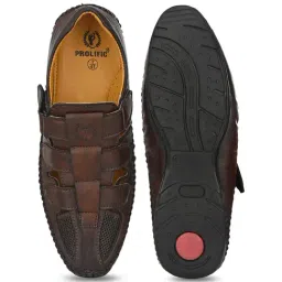 Prolific Brown Fisherman Sandals image 3