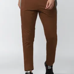 Peter England Brown Regular Fit Cotton Trackpants-picture-45