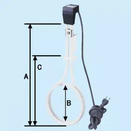 AS ONE PTFE Coated Heater 0.5 kW, 1-5519-02 image 2