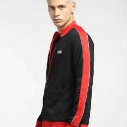 Jack & Jones Black Regular Fit Striped Jacket image 3