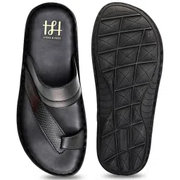 Hydes N Hues Men's Black Toe Ring Sandals image 3
