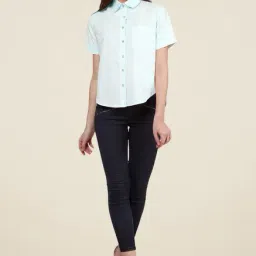 Oxolloxo Aqua Solid Shirt-image-26
