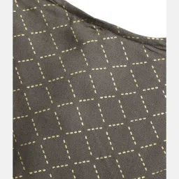 READIPRINT FASHIONS Kids Dark Grey Checks Top, Sharara With Jacket image 4