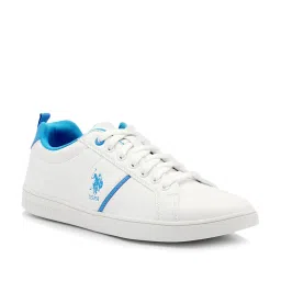 U.S. Polo Assn. Men's Salvador 3.0 White Casual Sneakers image 3
