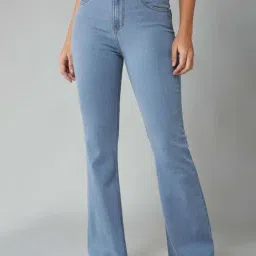 Dolce Crudo Blue Flared Fit Jeans-picture-33