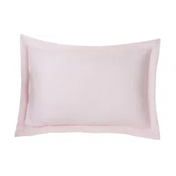 Maspar Tranquil Essence Cambric Lawn Quilted Peach Cotton Standard Size Pillow Sham - Set of 2 image 3
