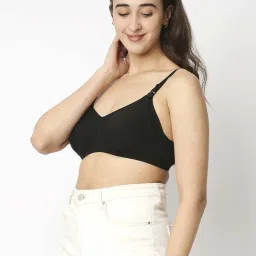 Mee Mee Black Cotton Bra image 3
