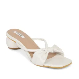 Elle Women's White Casual Sandals image 3