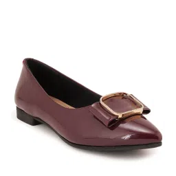 Elle Women's Cherry Flat Ballets image 3