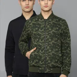 Louis Philippe Jeans Black Cotton Regular Fit Jacket image 1