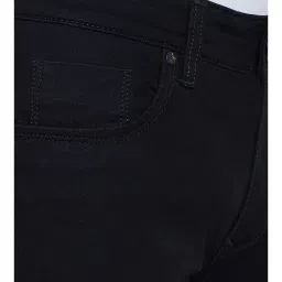 Duke Black Mid Rise Regular Fit Cotton Jeans image 4
