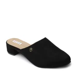 Elle Women's Black Mule Shoes image 3