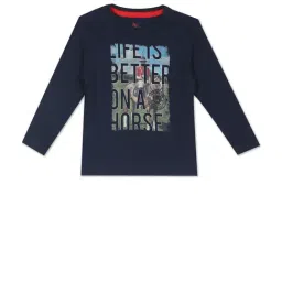 U.S. Polo Assn. Kids Navy Graphic Print T-Shirt-picture-20
