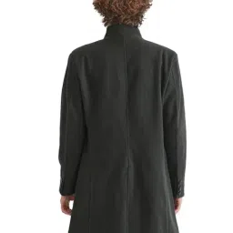 Rare Rabbit Olive Relaxed Fit Solid Long Coat image 2