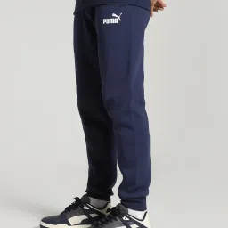 Puma Blue Cotton Regular Fit Joggers image 3