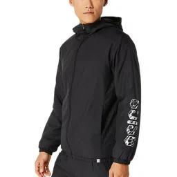 Asics Performance Black Regular Fit Printed Hooded Sweatshirt image 3