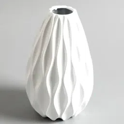 INV Home White Resin Ocean Wave Small Vase-image-66