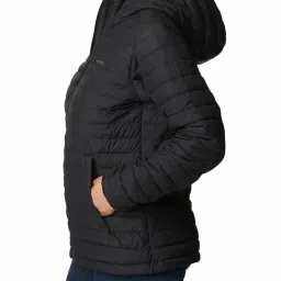 Columbia Black Logo Print Puffer Jacket image 3