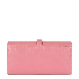 Bagsy Malone Pink Textured Wallet for Women image 3