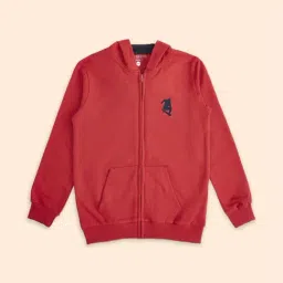 Pantaloons Junior Red Cotton Printed Full Sleeves Sweatshirt-picture-29