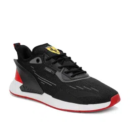 Puma Men's Scuderia Ferrari IONSpeed 2 Black Casual Sneakers image 2