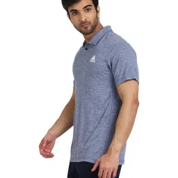 adidas Light Blue Polo T-Shirt image 3