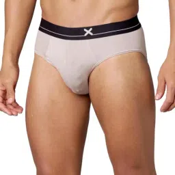 Frenchie Grey Elastane Solid Briefs - Pack Of 2-picture-39