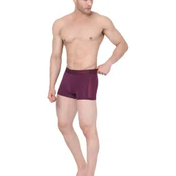 UnderJeans by Spykar Purple Trunks - Pack of 2 image 5