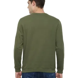 Van Heusen Sport Olive Green Regular Fit Sweatshirt image 2
