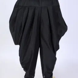 VASTRAMAY Kids Black Cotton Dhoti image 2